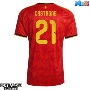 Belgie Timothy Castagne #21 Domácí Dres MS 2026 Krátký Rukáv
